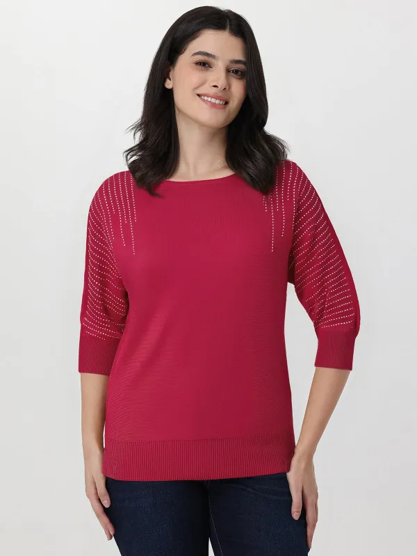 Rhinestone Embellished Pullover sold by 89th & Madison