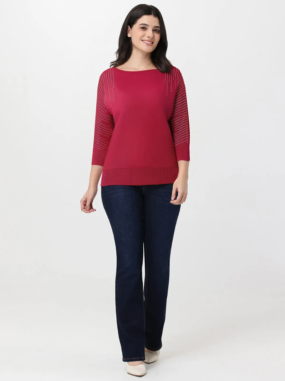 Rhinestone Embellished Pullover sold by 89th & Madison product image thumbnail 4