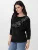 Mixed Rhinestone Embellished Pullover sold by 89th & Madison