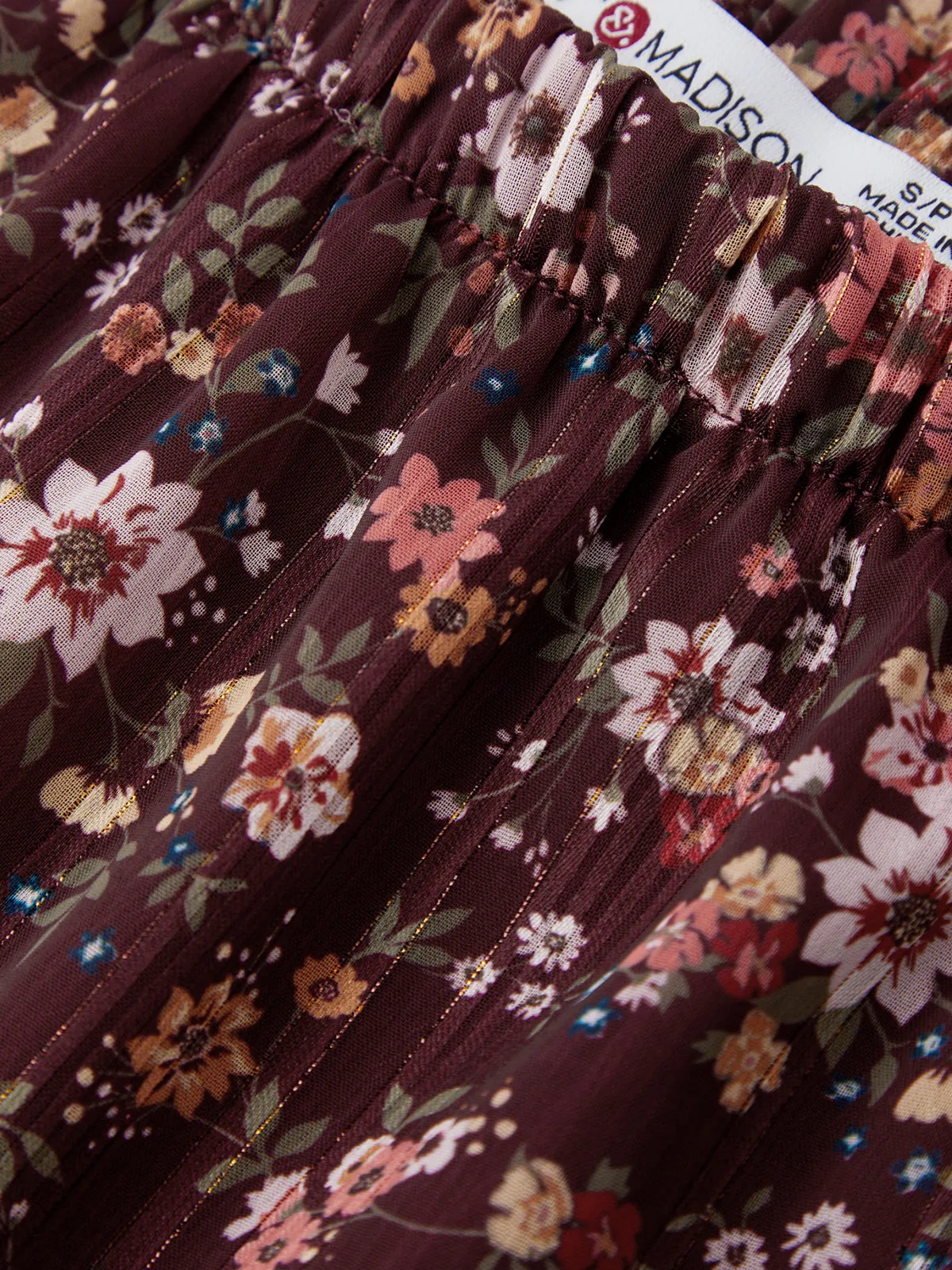 Floral Tiered Midi Skirt sold by 89th & Madison product image thumbnail 5