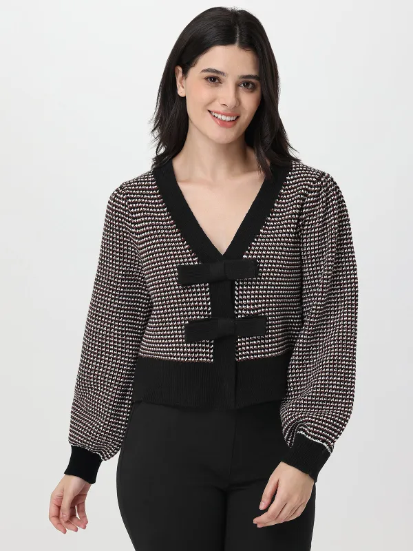 Bow Front Cardigan sold by 89th & Madison