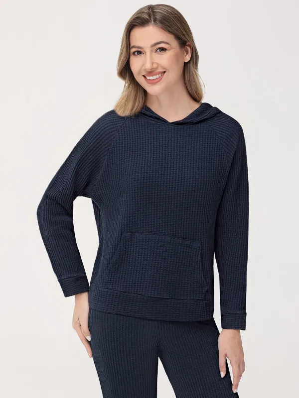 Waffle Knit Hoodie sold by 89th & Madison