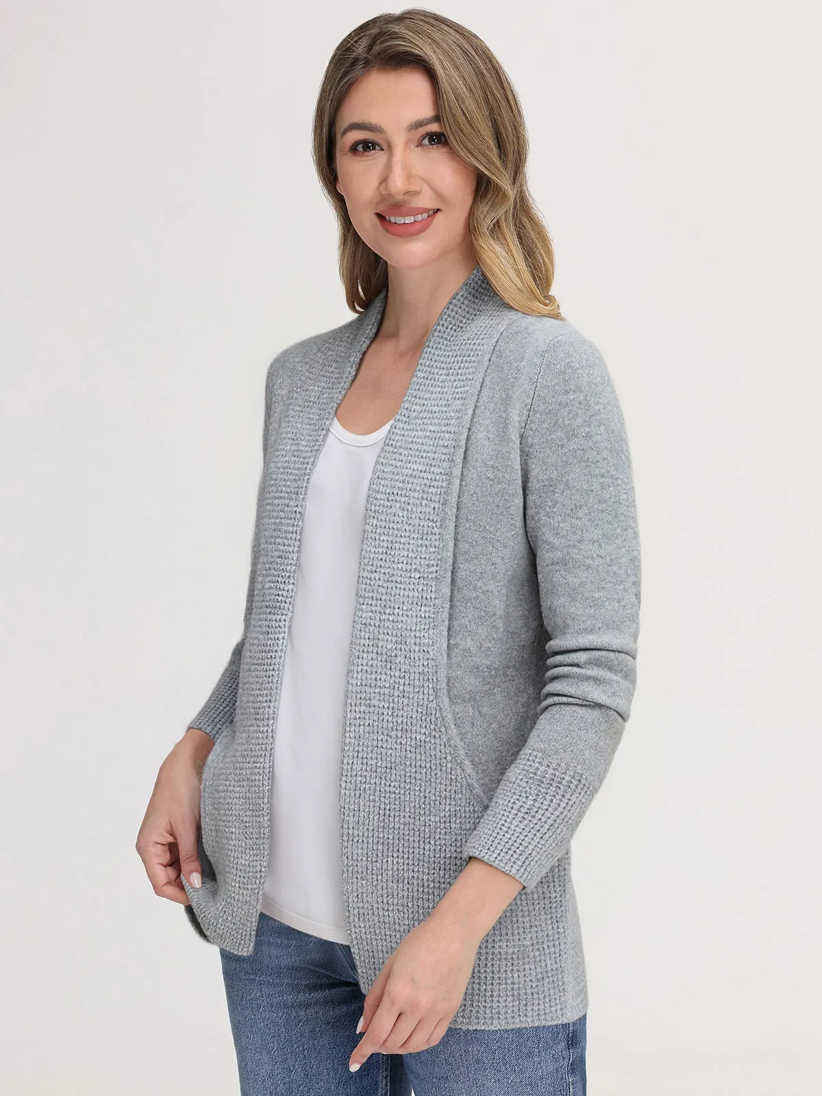 Open Front J-Pocket Cardigan sold by 89th & Madison product image thumbnail 3