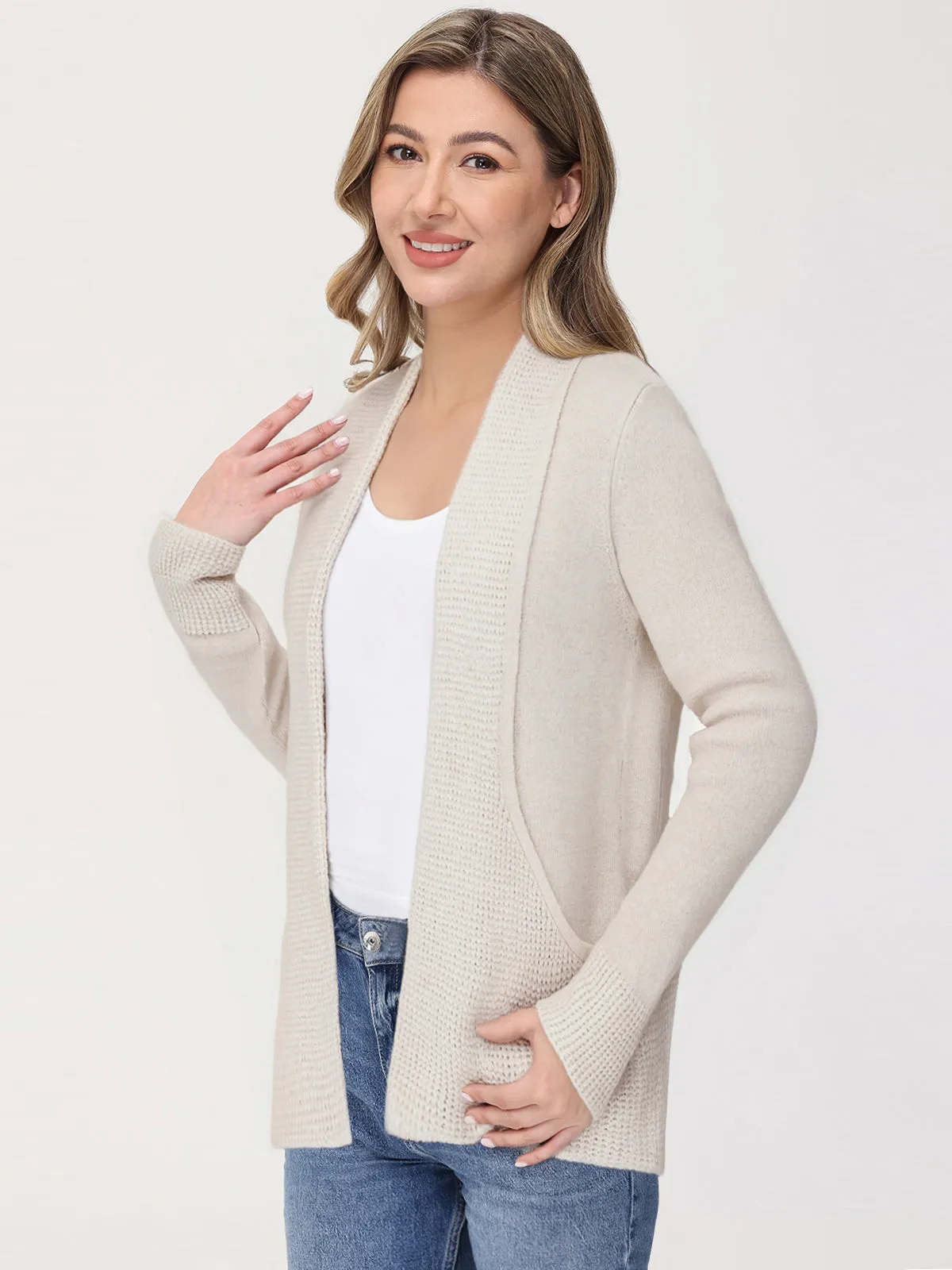 Open Front J-Pocket Cardigan sold by 89th & Madison product image thumbnail 3