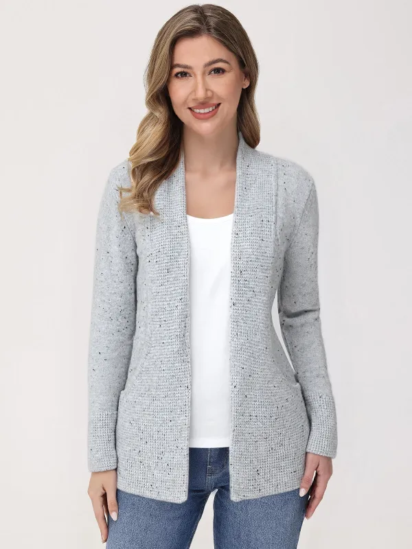 Fleck Cozy J-Pocket Cardigan sold by 89th & Madison