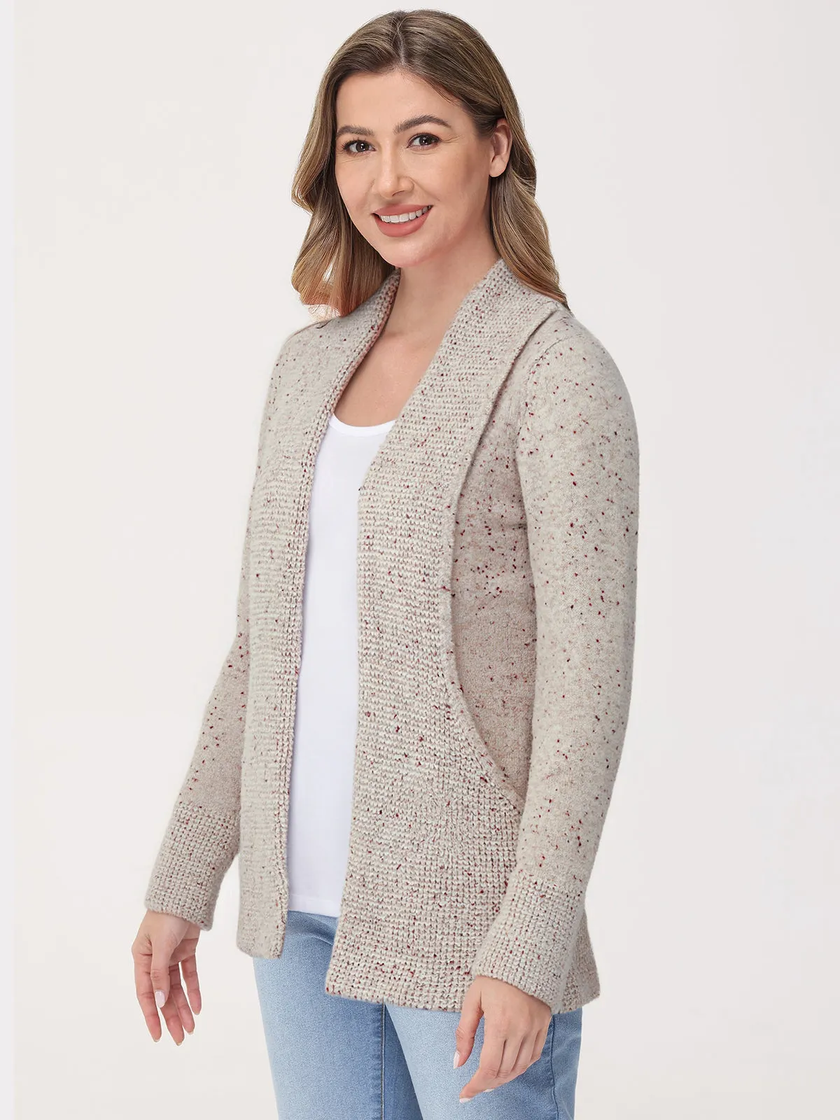 Fleck Cozy J-Pocket Cardigan sold by 89th & Madison product image thumbnail 3