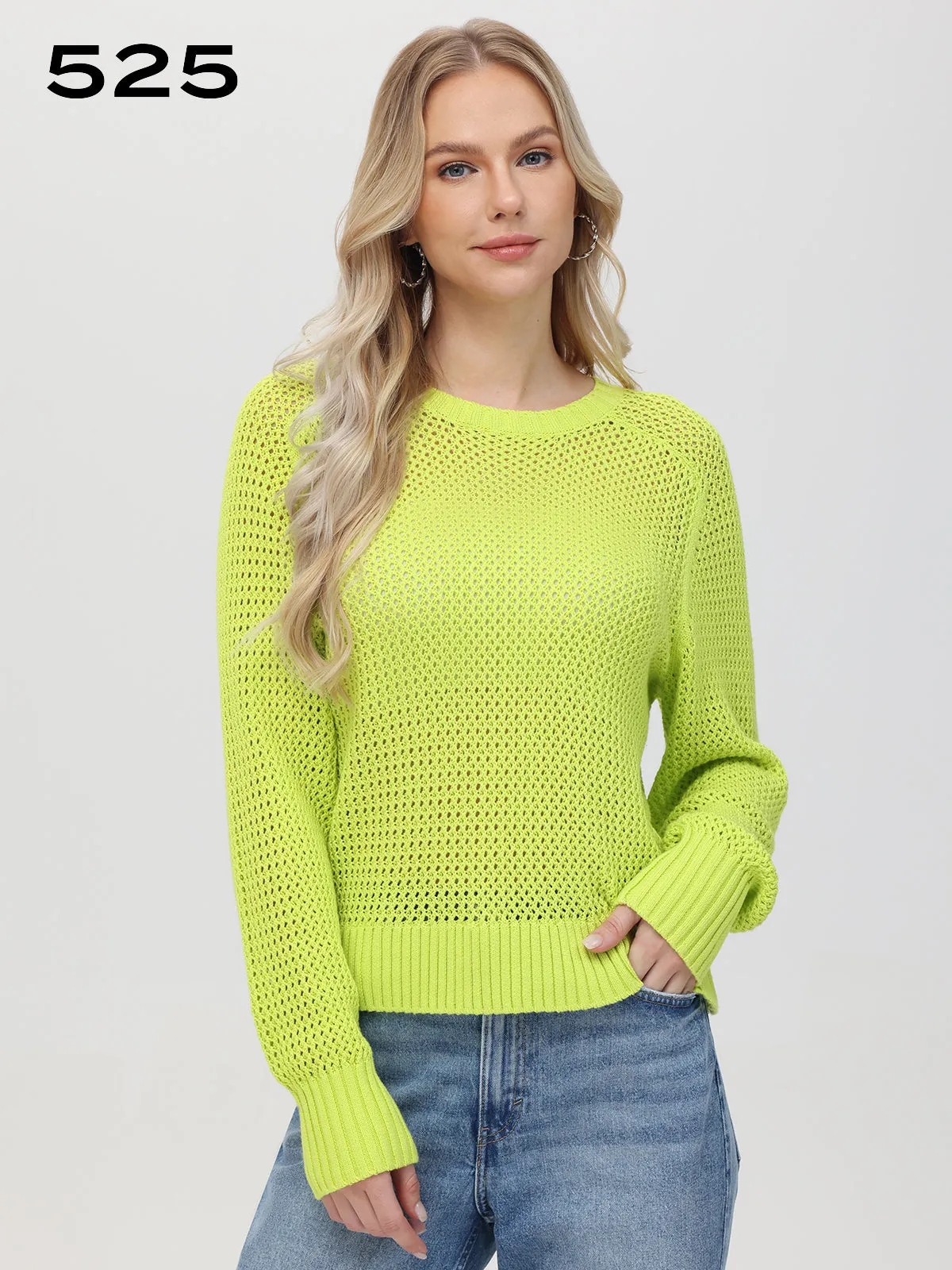 Margot: Cotton Crewneck Sweater sold by 89th & Madison