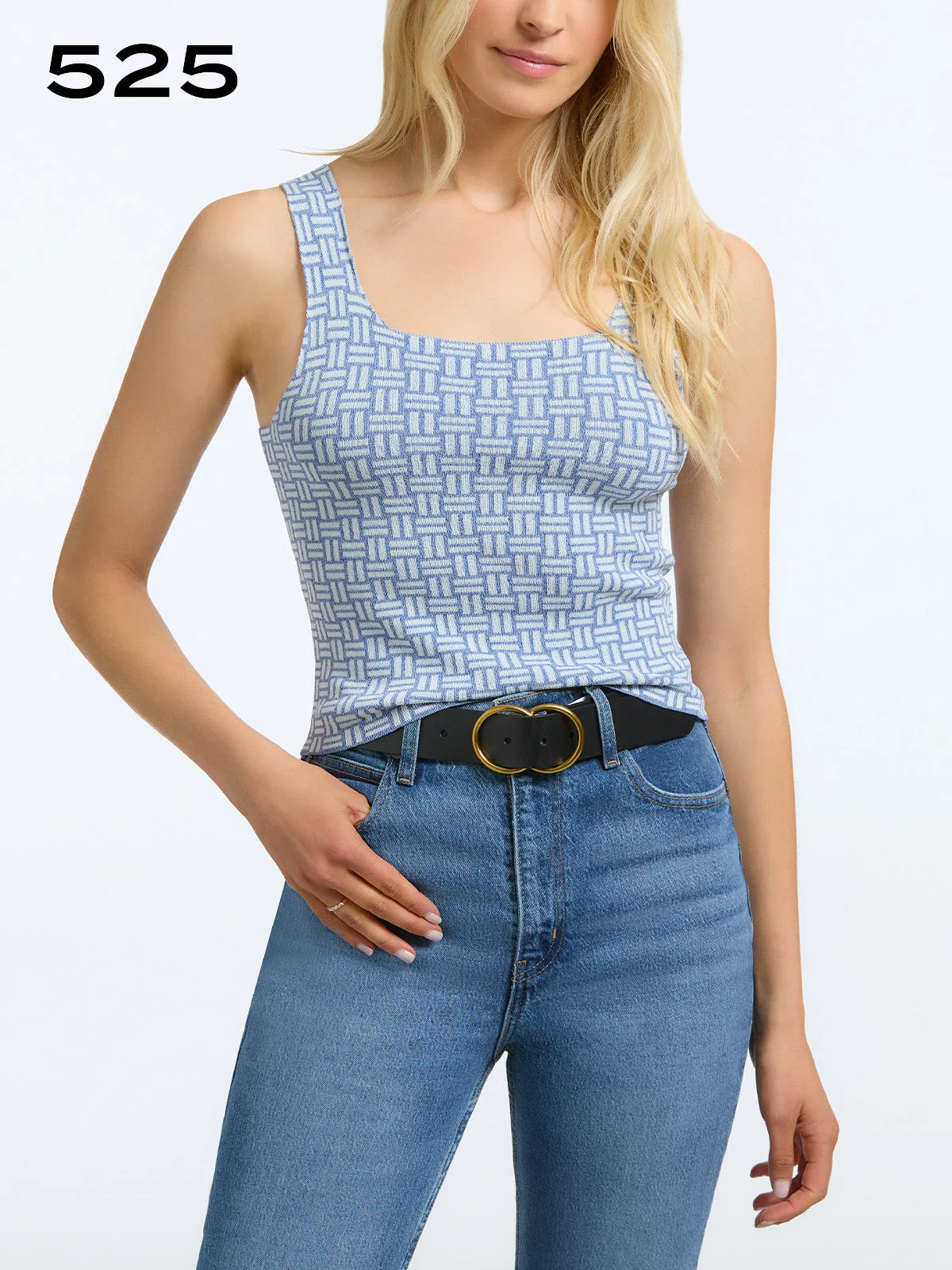 Eva: Jacquard Tank sold by 89th & Madison