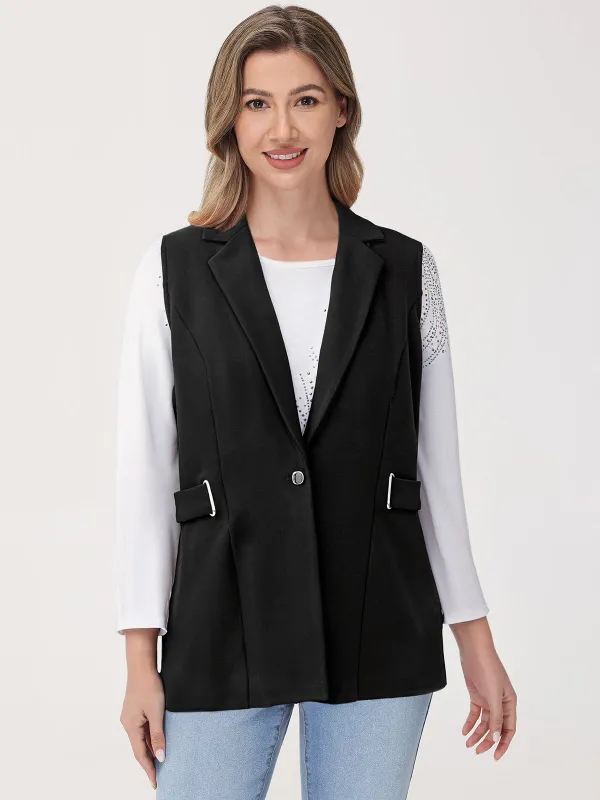 Tailored Long Vest sold by 89th & Madison