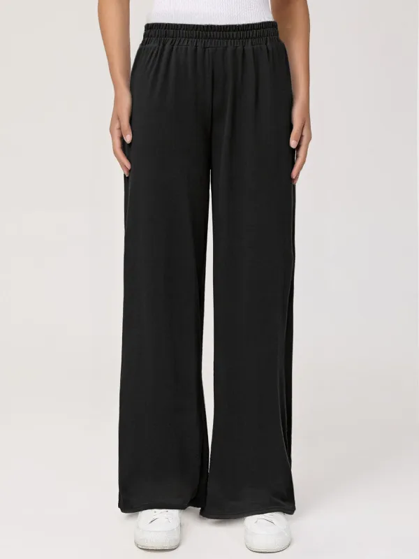 High Rise Wide Leg Pants sold by 89th & Madison