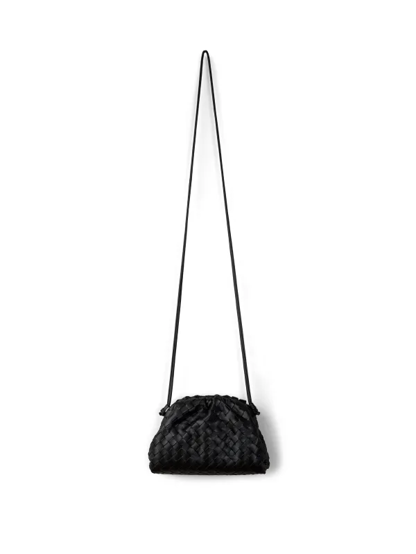 Faux Leather Woven Crossbody Bag sold by 89th & Madison