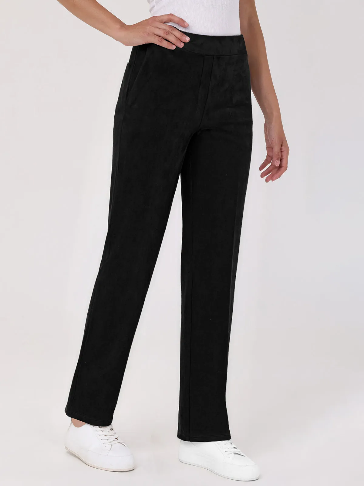Faux Suede Kick Flare Pants sold by 89th & Madison product image thumbnail 2