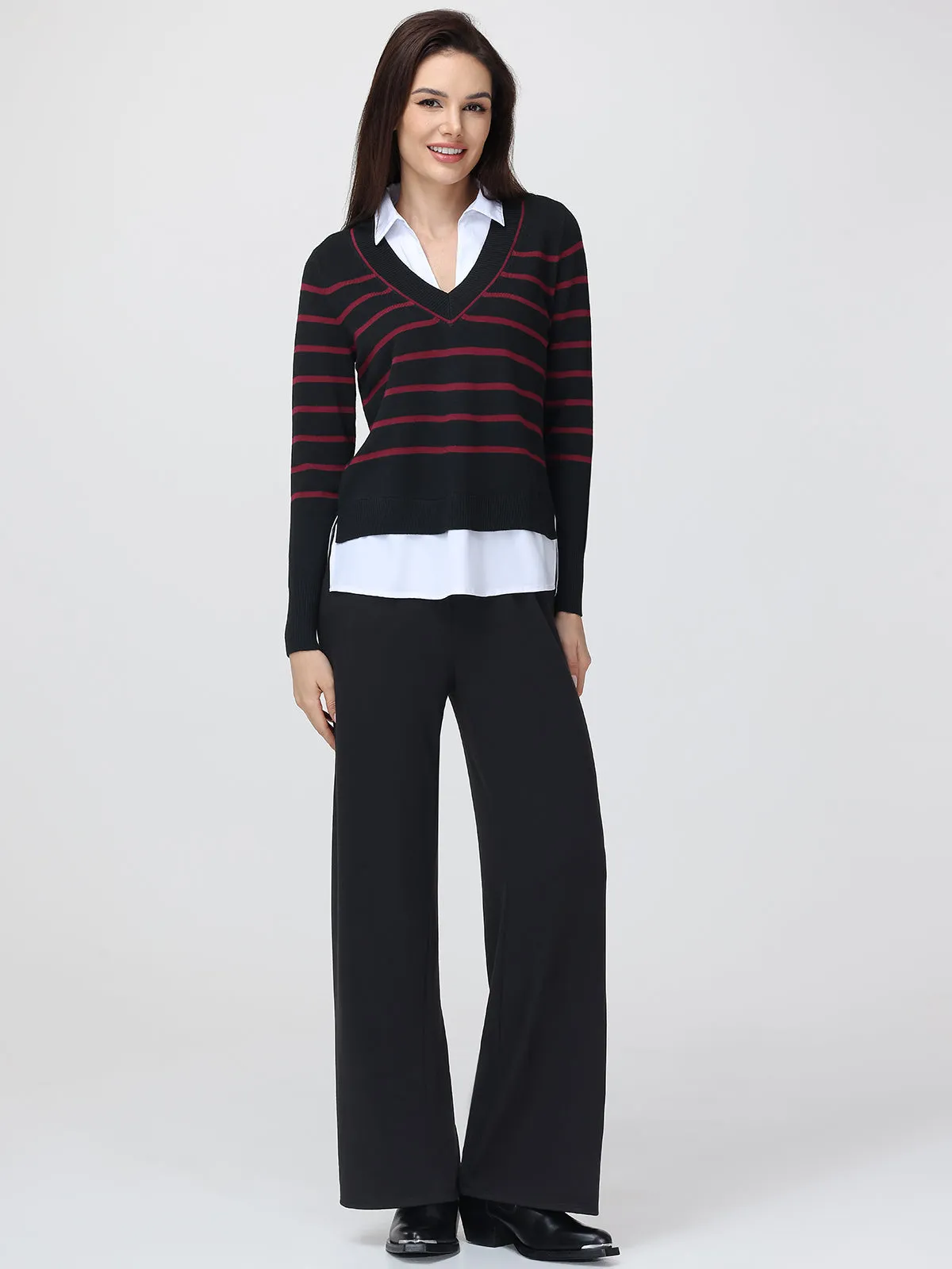 Madison Mixed Media Sweater sold by 89th & Madison product image thumbnail 5