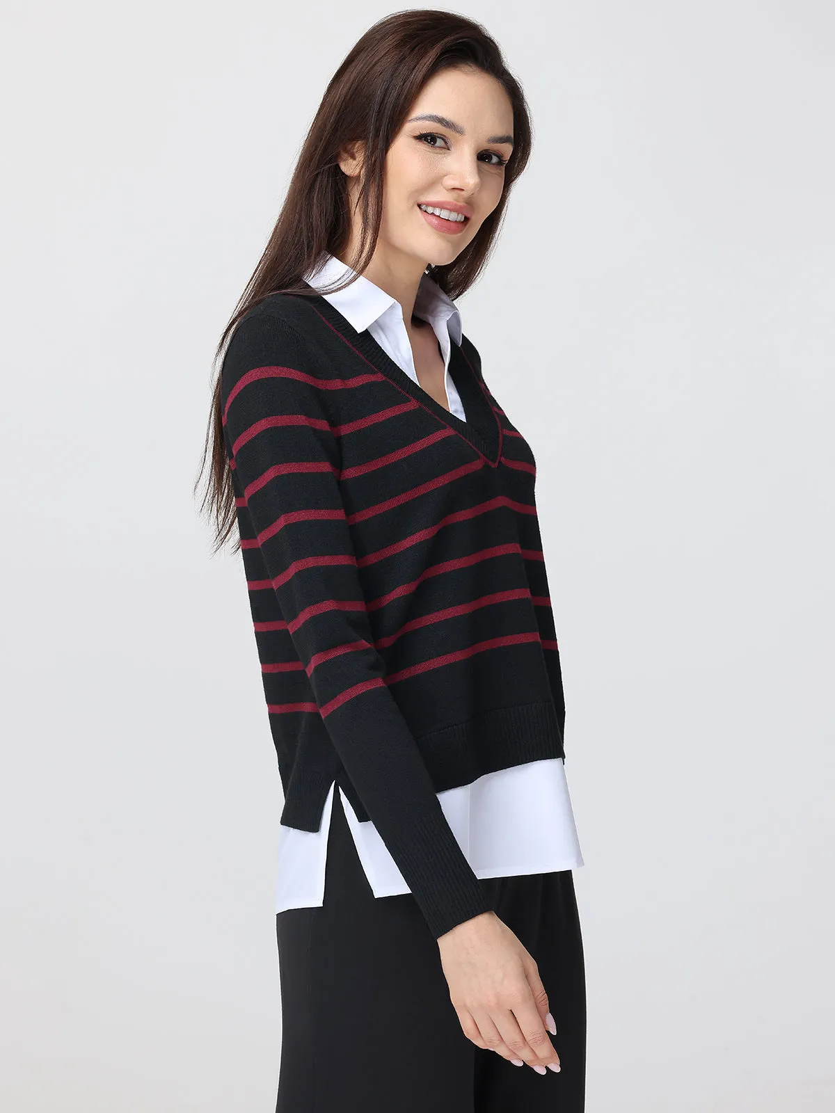 Madison Mixed Media Sweater sold by 89th & Madison product image thumbnail 3