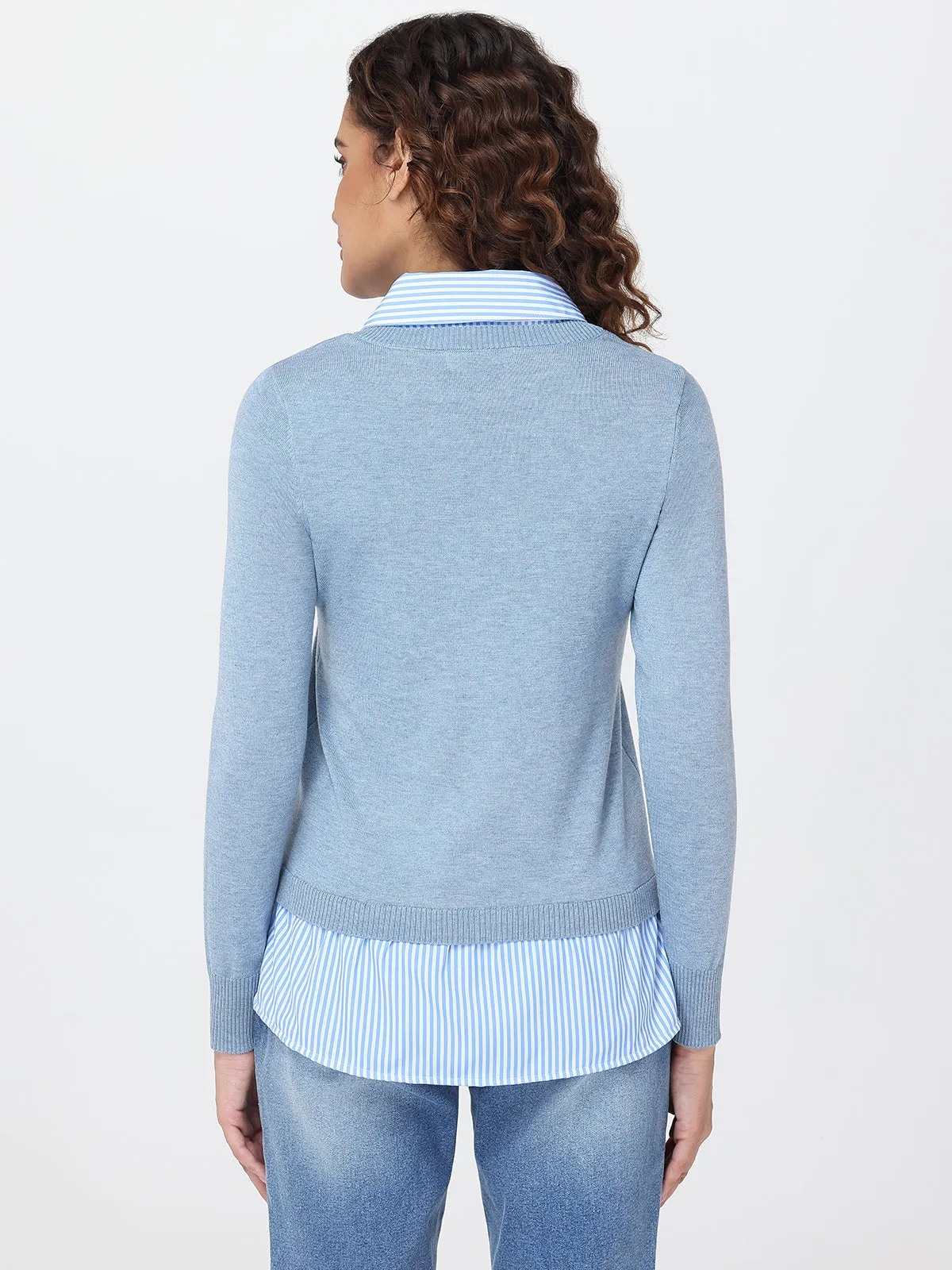 Madison Mixed Media Sweater sold by 89th & Madison product image thumbnail 2