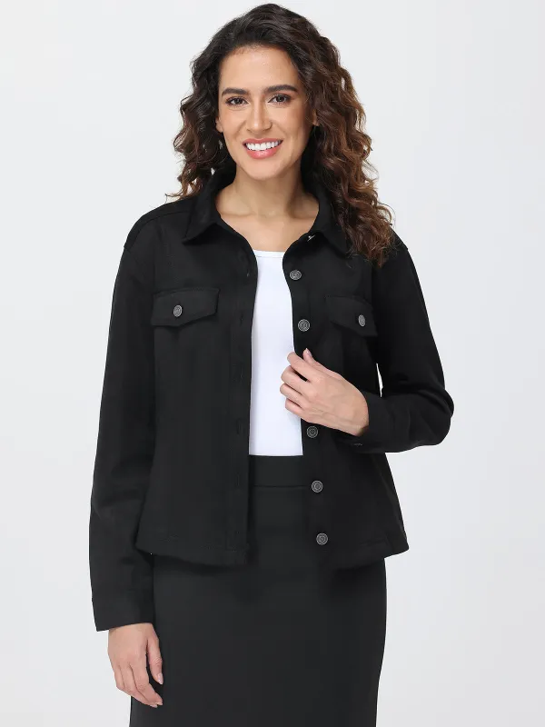 Faux Suede Jacket sold by 89th & Madison