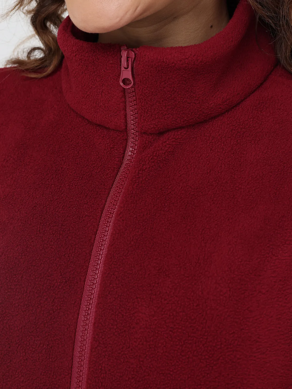 Zip-Front Microfleece Vest sold by 89th & Madison product image thumbnail 4