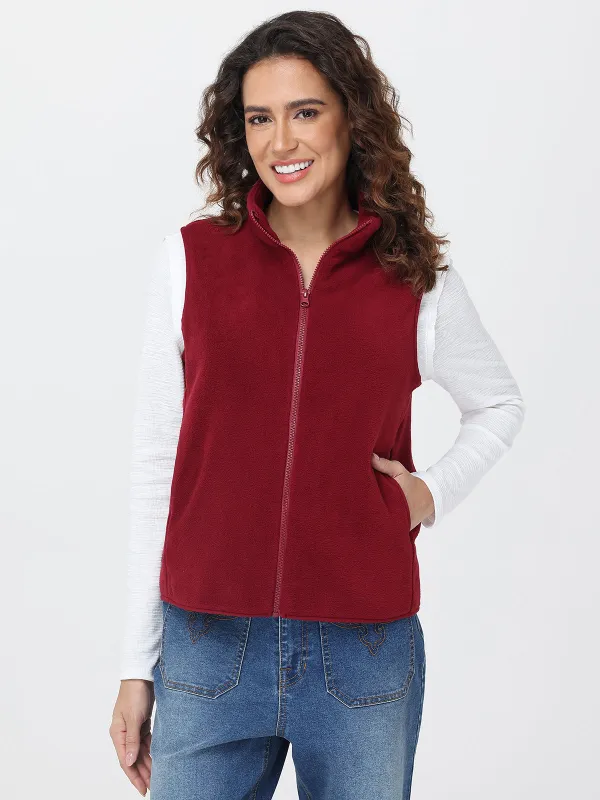 Zip-Front Microfleece Vest sold by 89th & Madison