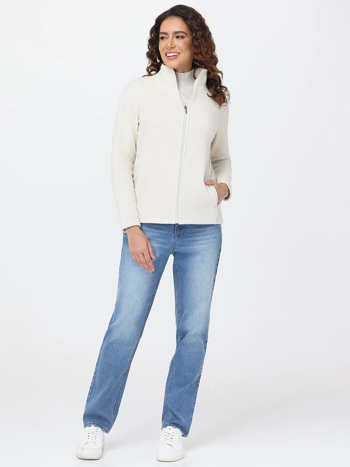 Zip-Front Microfleece Jacket sold by 89th & Madison product image thumbnail 5