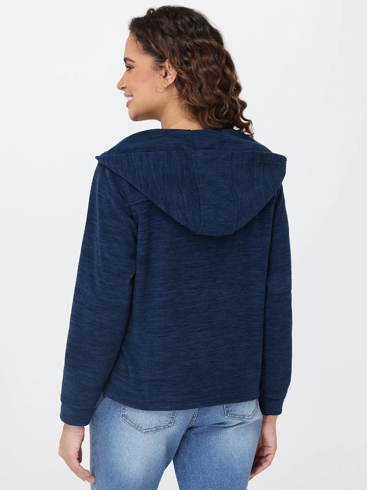 Zip-Front Microfleece Hoodie sold by 89th & Madison product image thumbnail 2