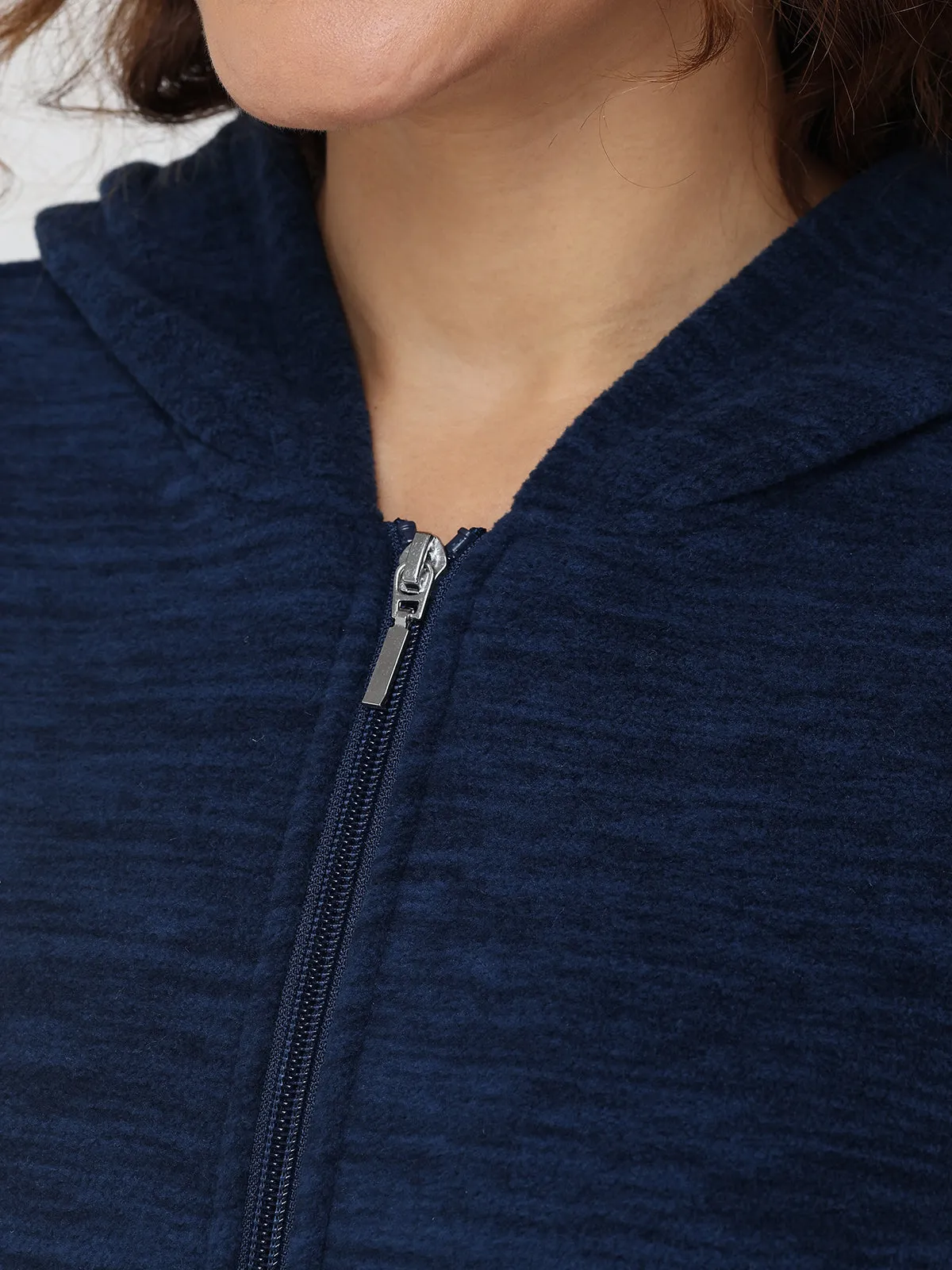 Zip-Front Microfleece Hoodie sold by 89th & Madison product image thumbnail 4