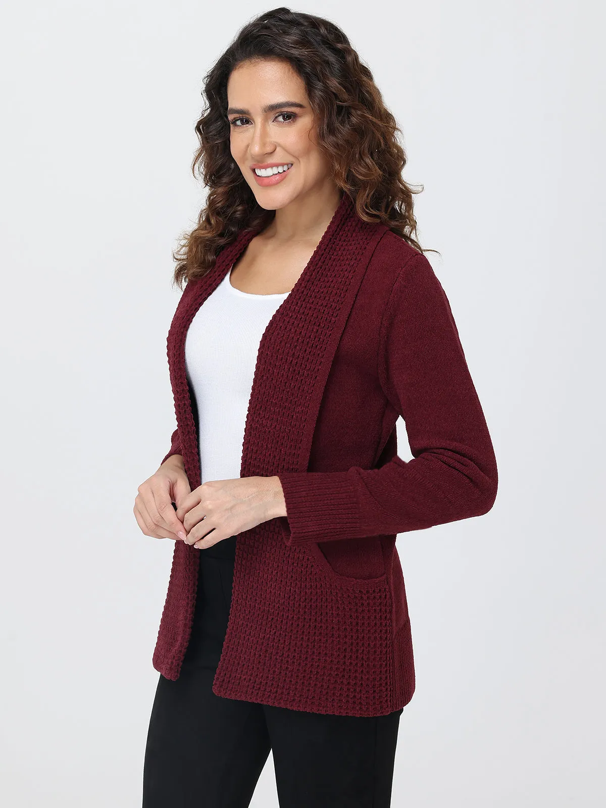 Chenille J-Pocket Cardigan sold by 89th & Madison product image thumbnail 3