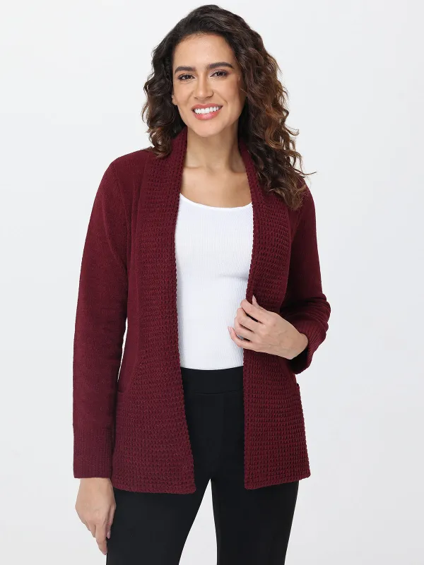 Chenille J-Pocket Cardigan sold by 89th & Madison