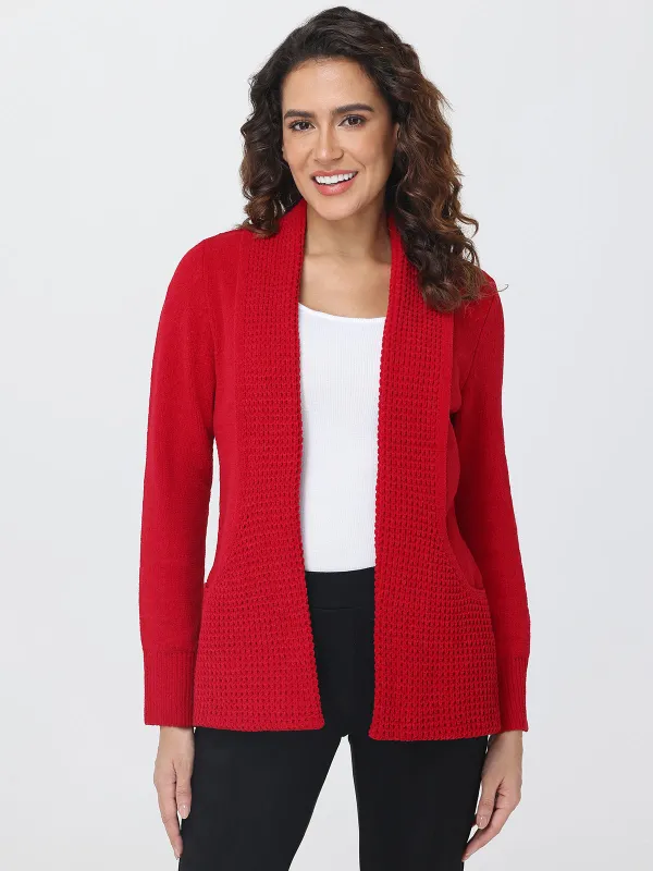 Chenille J-Pocket Cardigan sold by 89th & Madison