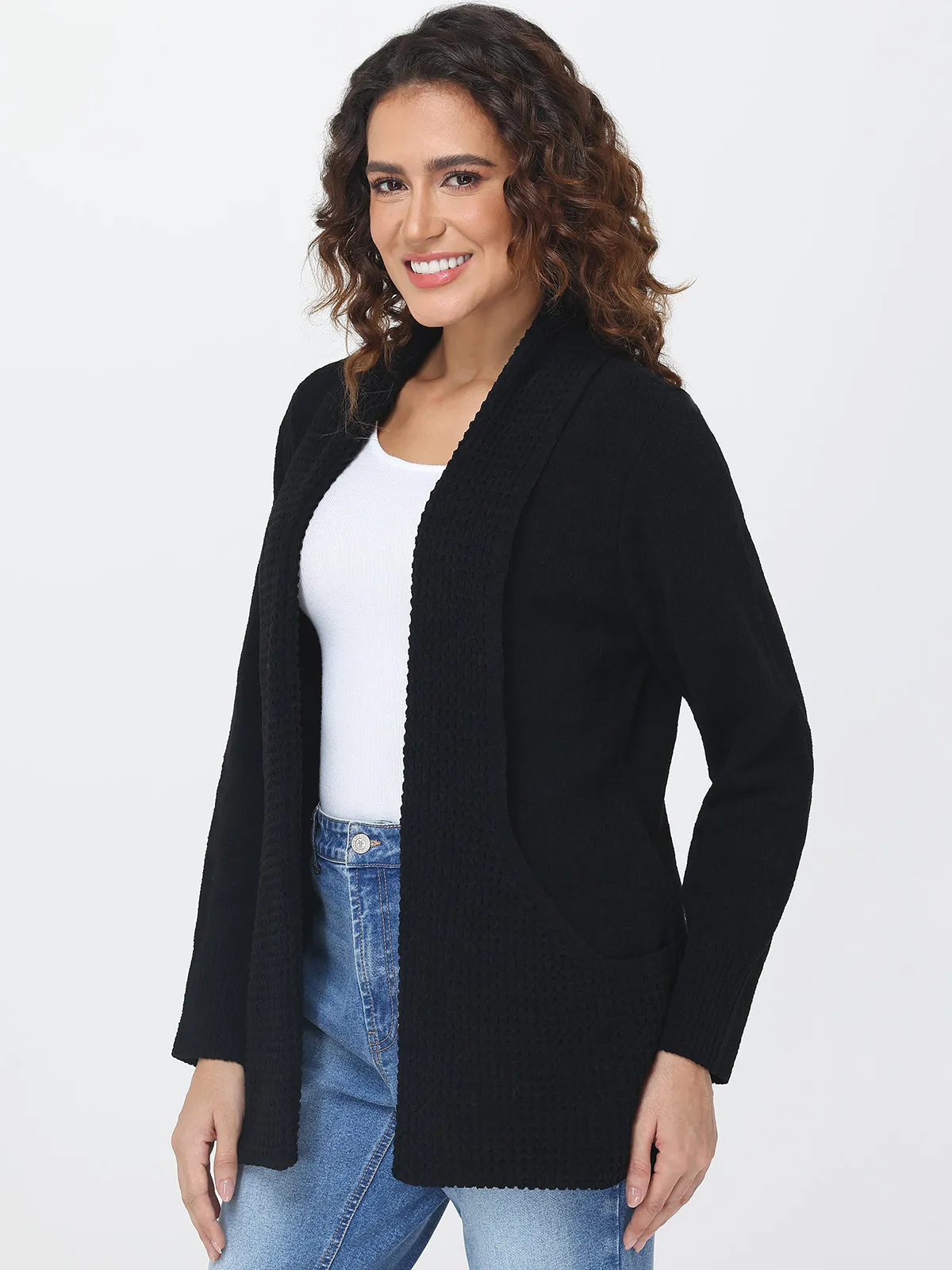 Chenille J-Pocket Cardigan sold by 89th & Madison product image thumbnail 3