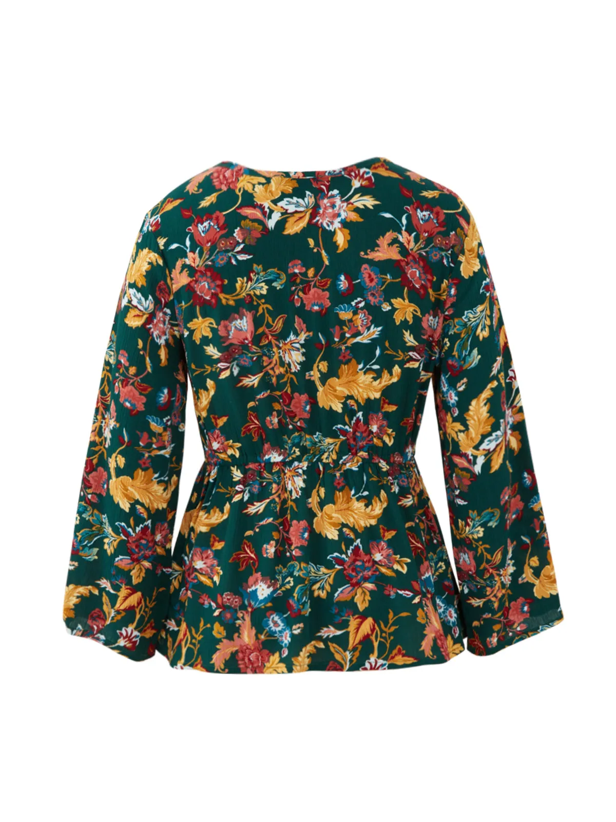 Crinkle Peplum Blouse sold by 89th & Madison product image thumbnail 4