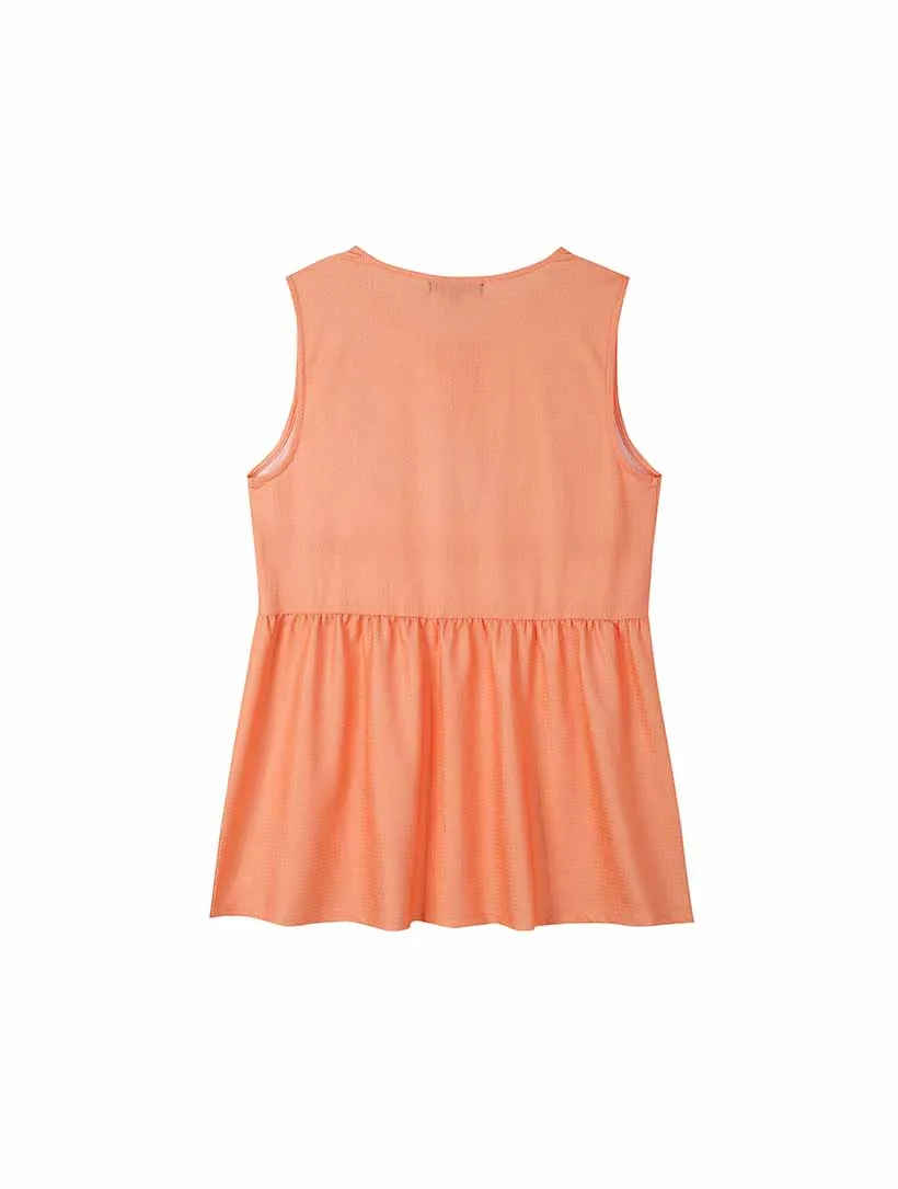 Peplum Lace Trim Tank sold by 89th & Madison product image thumbnail 5