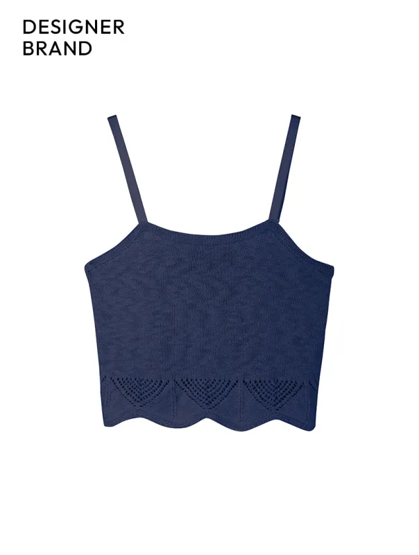 Crochet Hem Tank sold by 89th & Madison