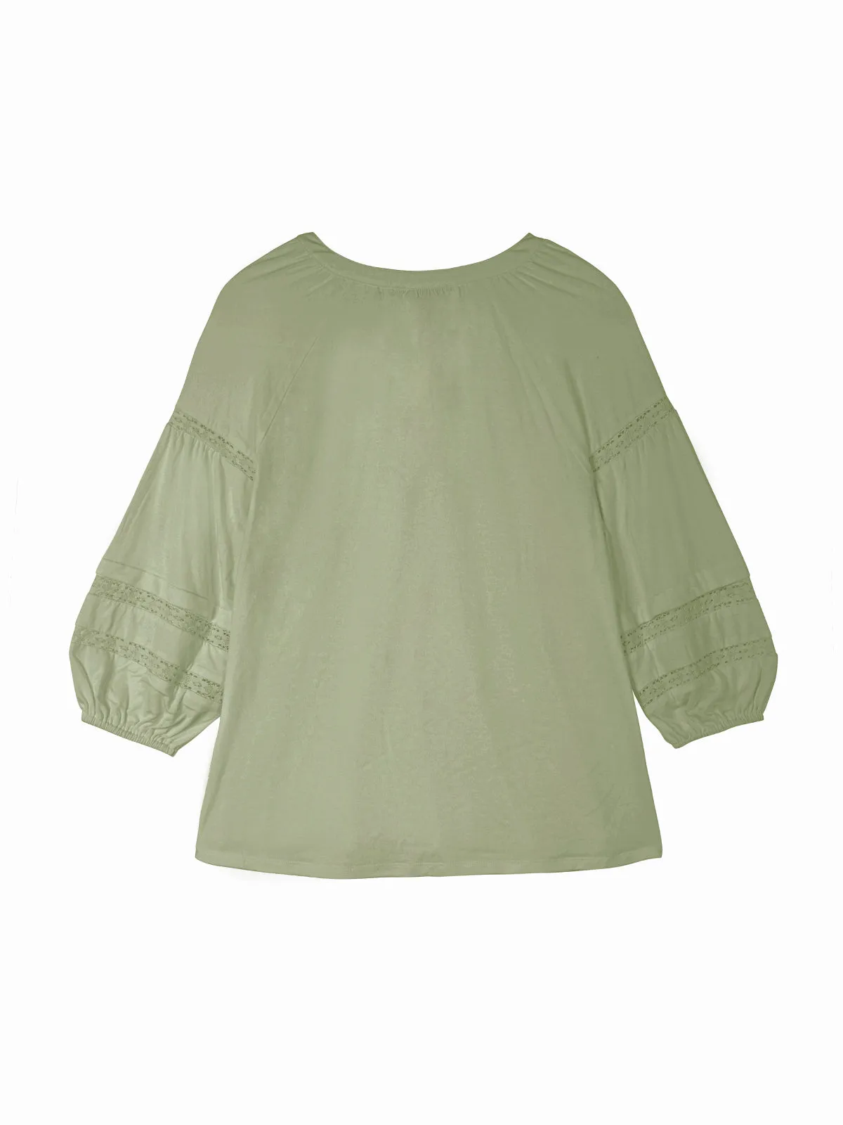 Split Neck Blouson Sleeve Blouse sold by 89th & Madison product image thumbnail 2