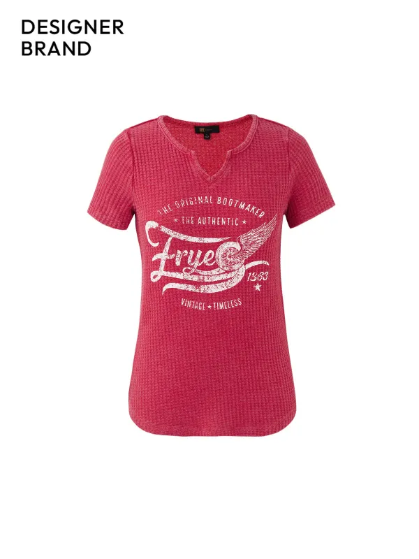 Waffle Short Sleeve Graphic Tee sold by 89th & Madison