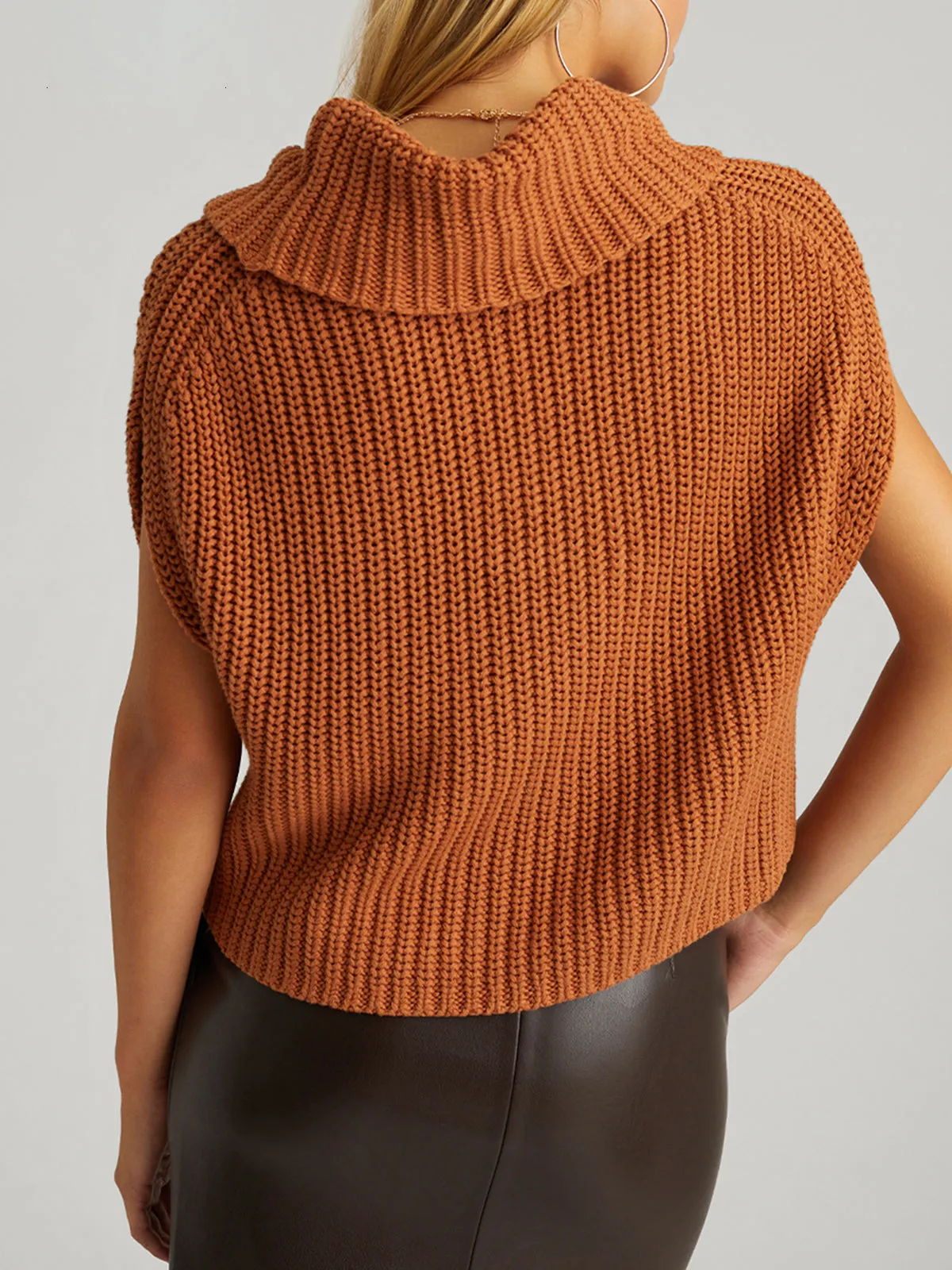 Cate: Sleeveless Turtleneck Sweater sold by 89th & Madison product image thumbnail 2