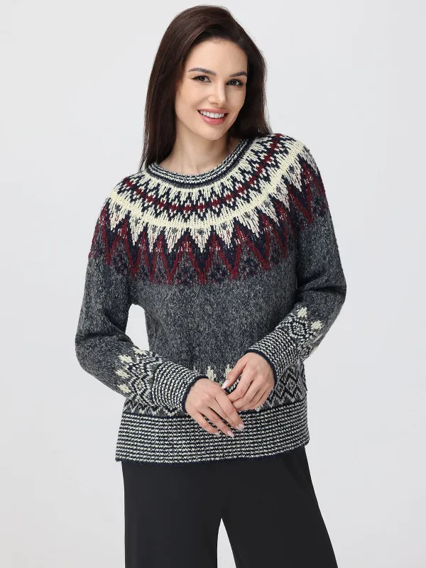 Fair Isle Crewneck Sweater sold by 89th & Madison
