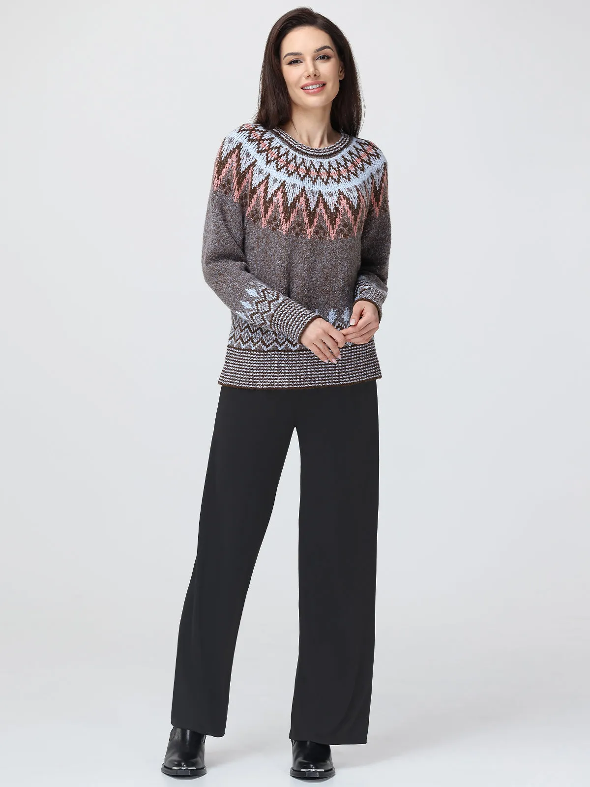 Fair Isle Crewneck Sweater sold by 89th & Madison product image thumbnail 5