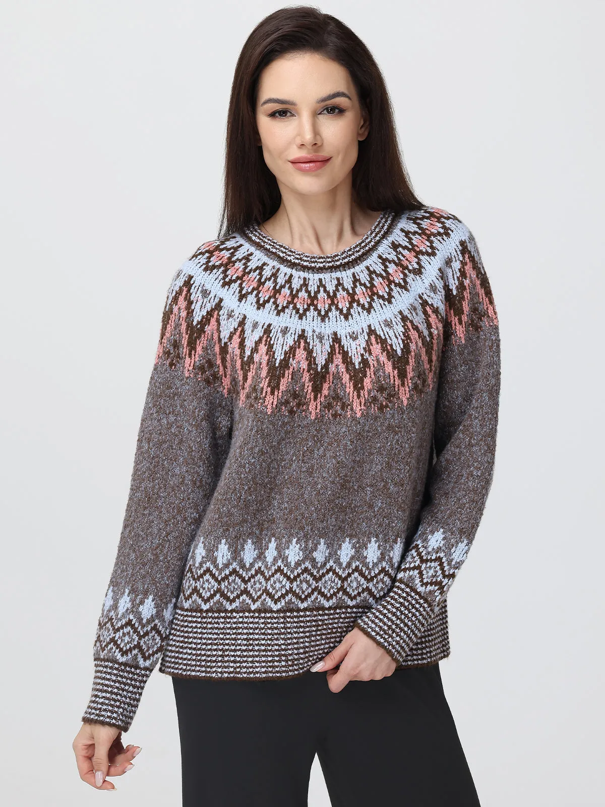 Fair Isle Crewneck Sweater sold by 89th & Madison