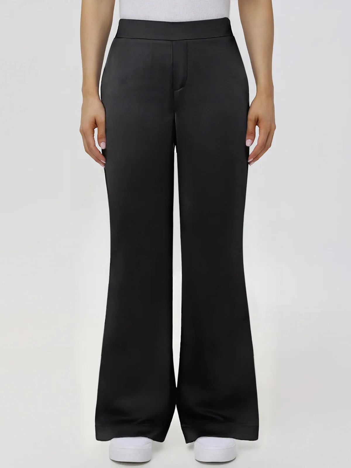 Satin Wide Leg Pants sold by 89th & Madison