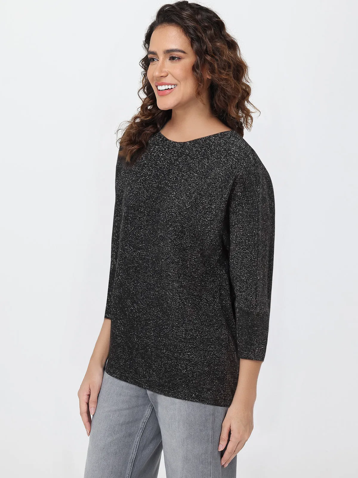 Lurex Dolman Sleeve Top sold by 89th & Madison product image thumbnail 3