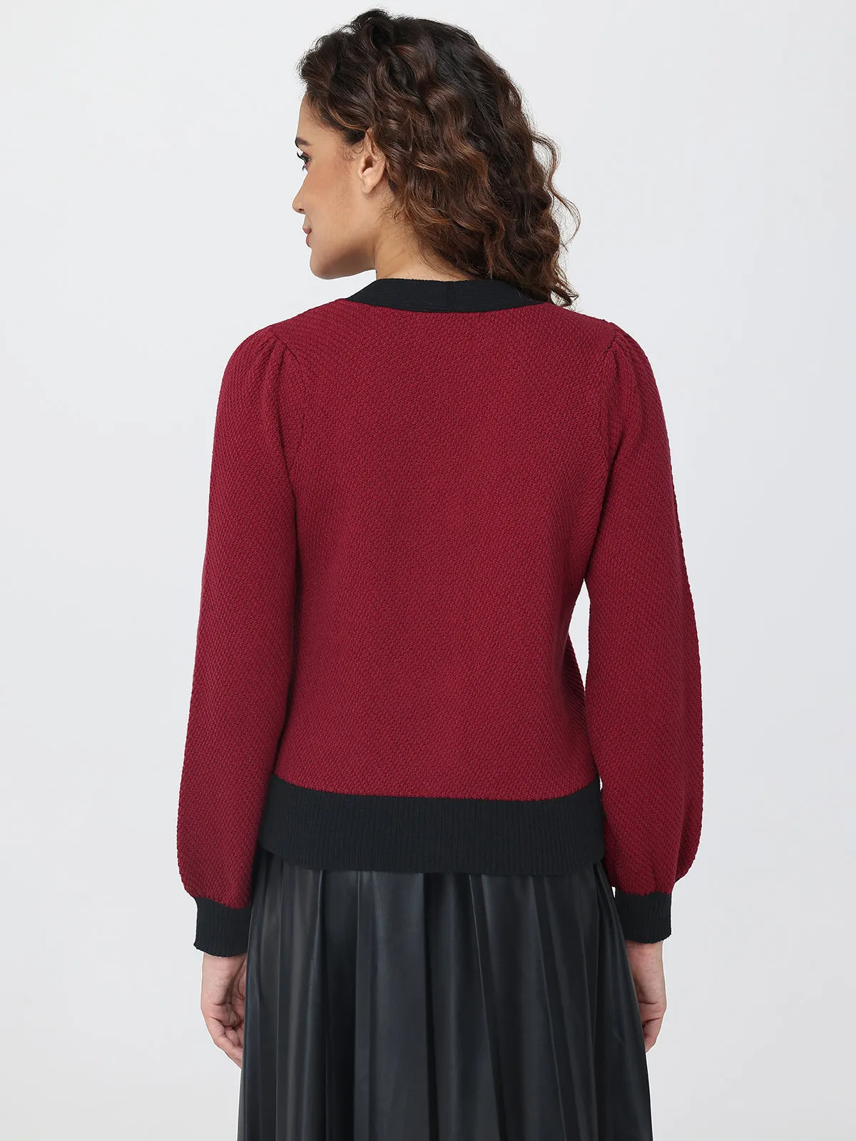 Bow Front Cardigan sold by 89th & Madison product image thumbnail 2