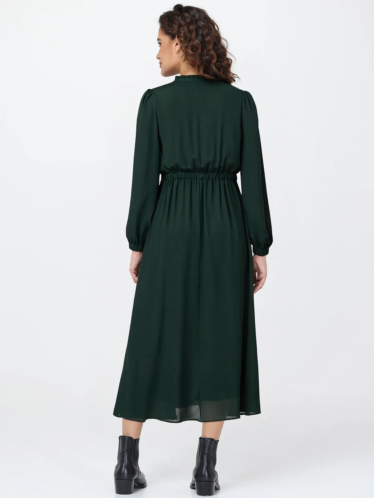 Notch Neck Smocked Maxi Dress sold by 89th & Madison product image thumbnail 2