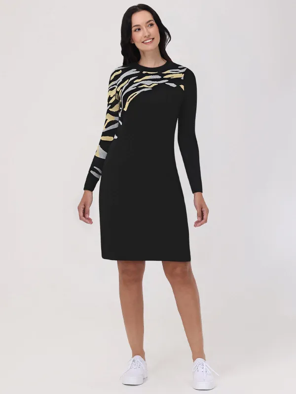 Animal Print Mini Knit Dress sold by 89th & Madison