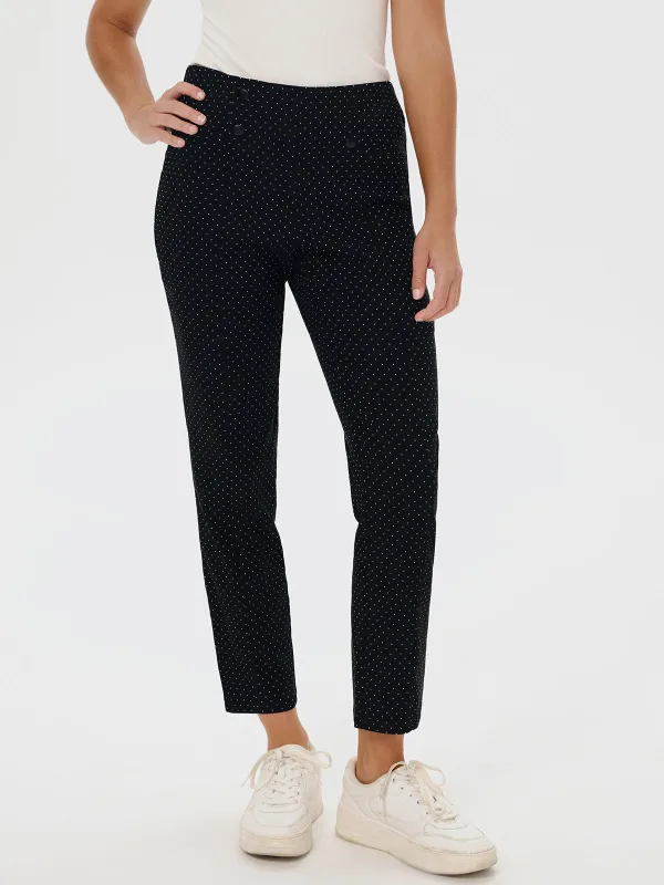 Polka Dot Sailor Ankle Pants sold by 89th & Madison