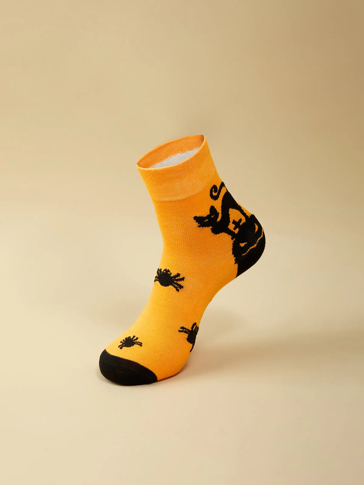 Pumpkin Themed Crew Socks sold by 89th & Madison product image thumbnail 4