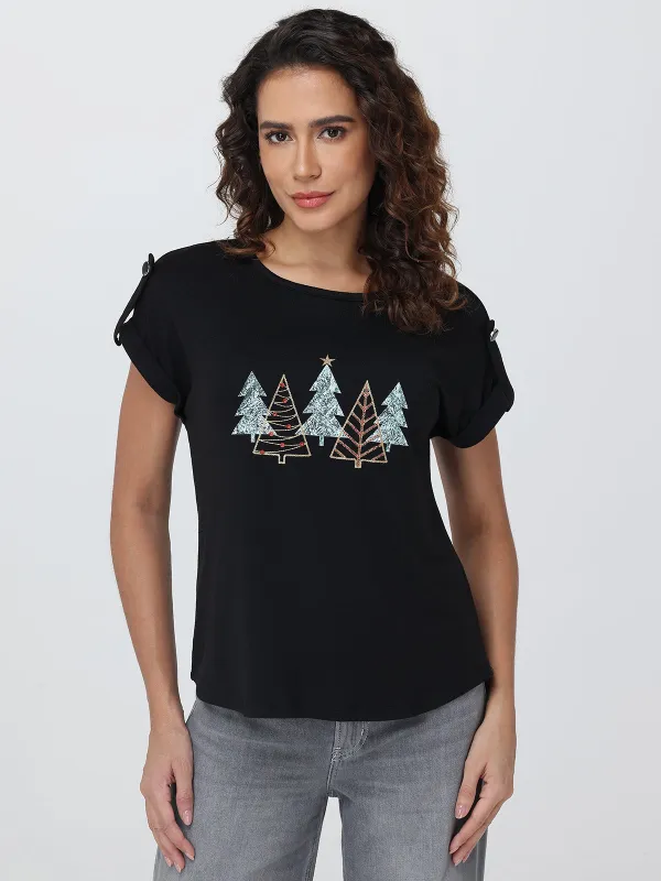 Christmas Tree Graphic Tee sold by 89th & Madison