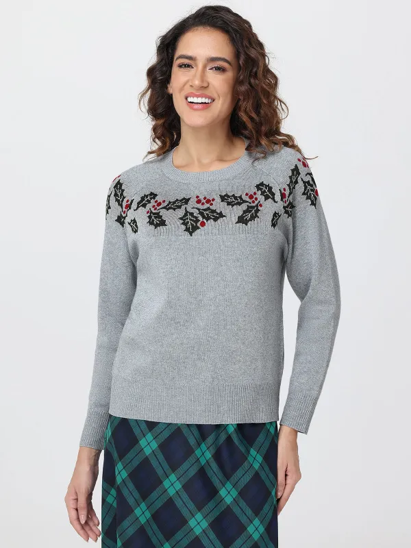 Holly Fair Isle Sweater sold by 89th & Madison