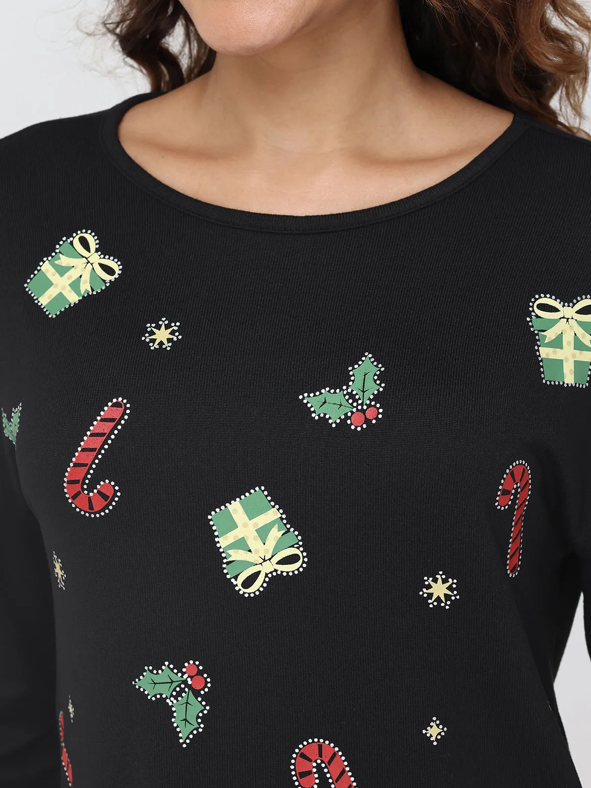 Holiday Graphic Top sold by 89th & Madison product image thumbnail 5