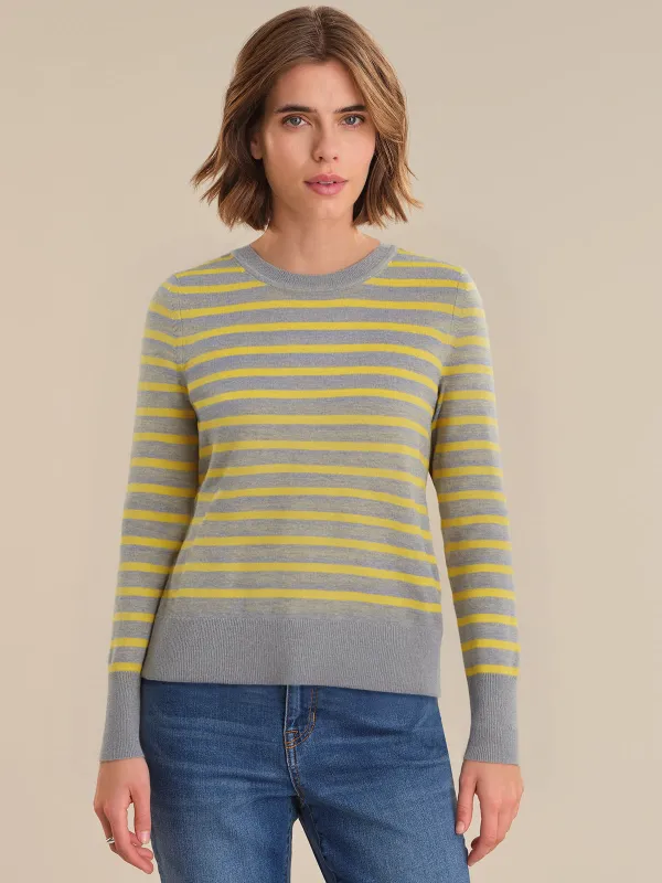 Stripe Crewneck Long Sleeve Pullover made by 89th & Madison