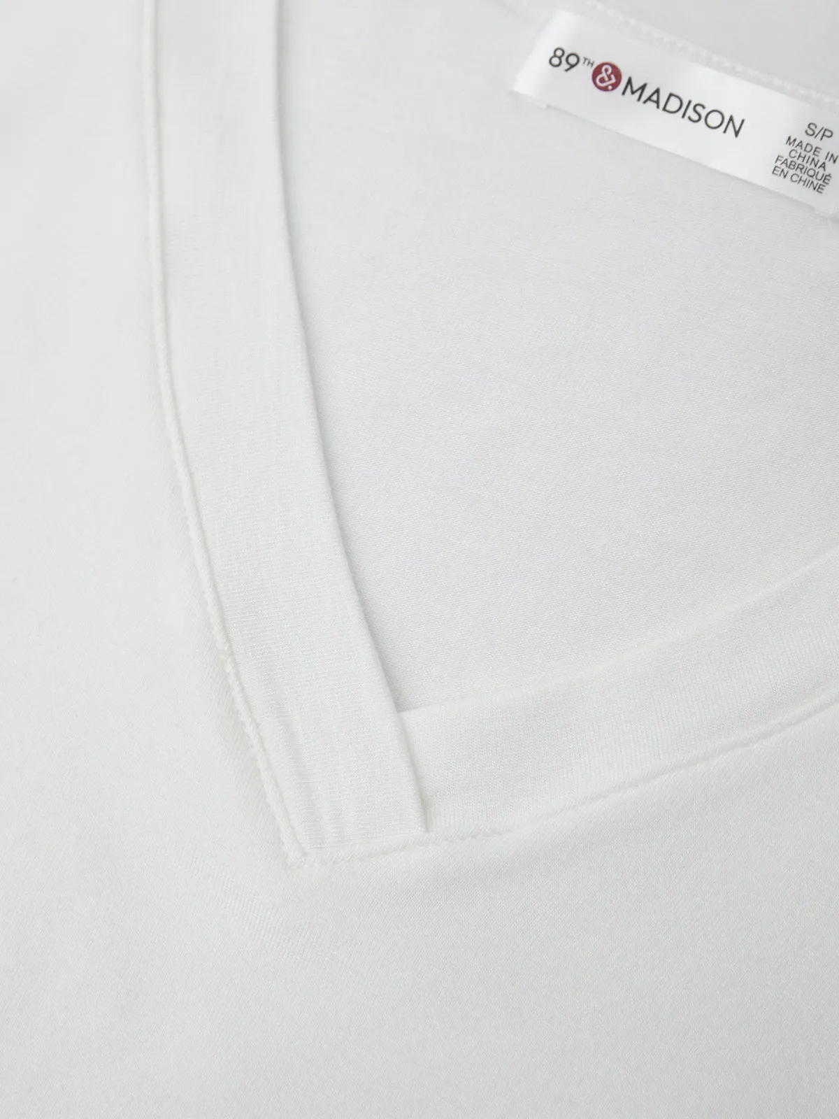 V-Neck Short Sleeve Tee sold by 89th & Madison product image thumbnail 4